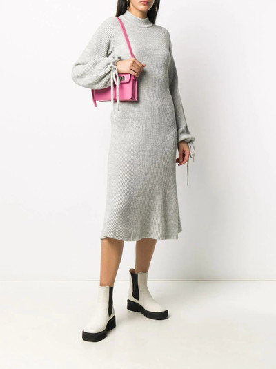 MSGM ribbed wool knit jumper dress outlook