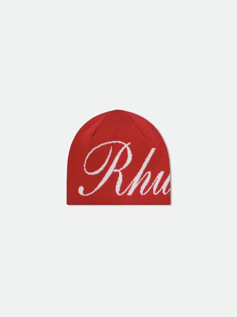 RHUDE SCRIPT KNIT BEANIE 1