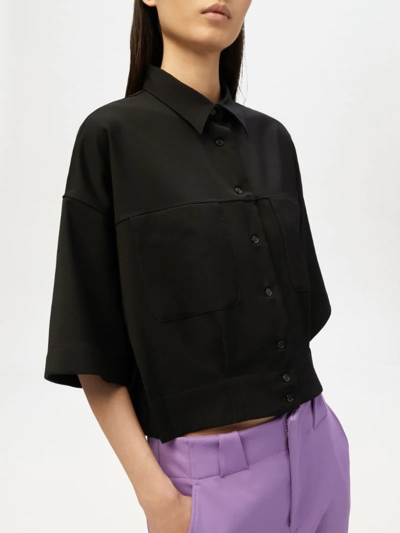 CROPPED SHORT SLEEVE SHIRT - 6