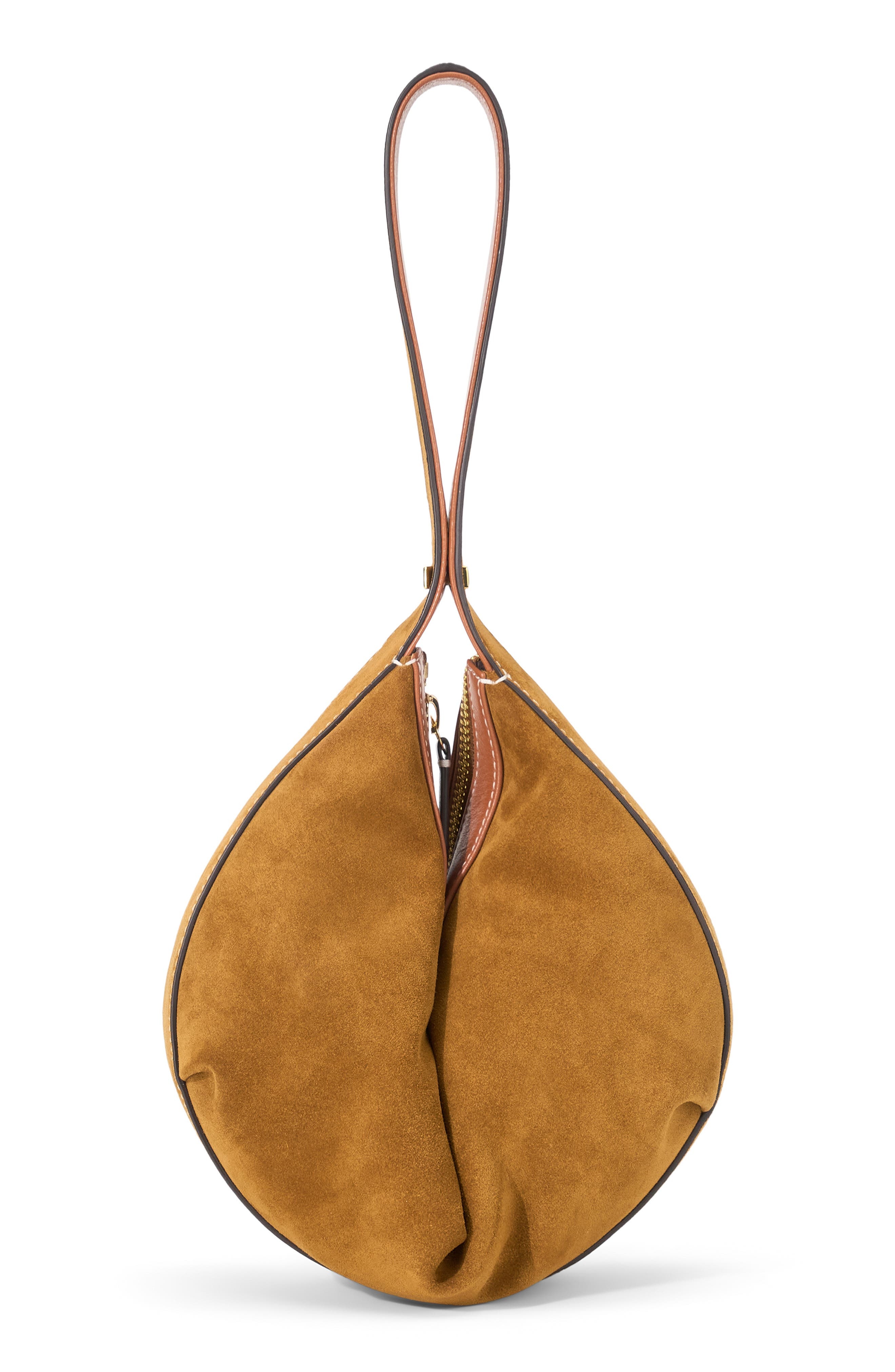 STAUD Demy Convertible Leather Shoulder Bag in Tan at Nordstrom - 4