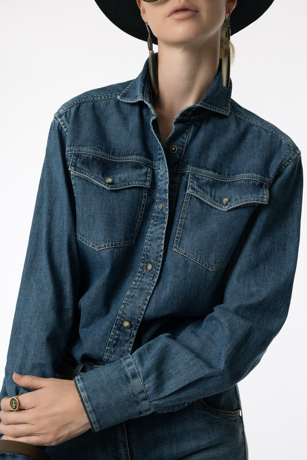 Monili Cuff Trim Superlight Shirt - 3