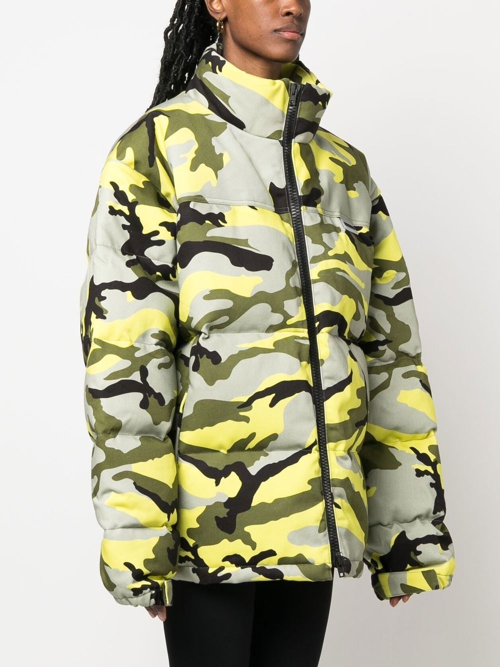 camouflage-print padded jacket - 5