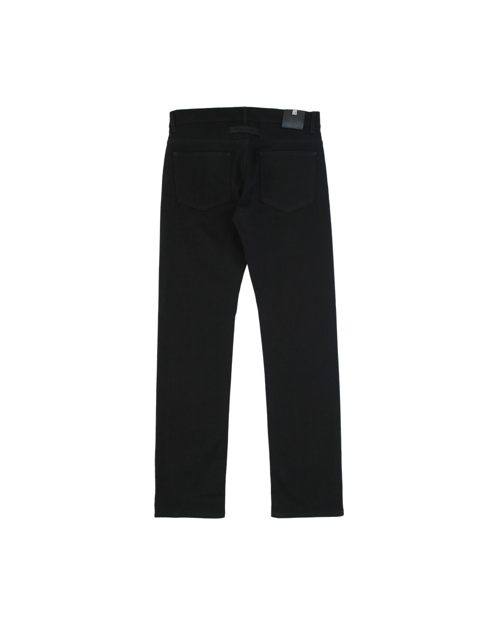 TRUE BLACK 6 POCKET JEAN WITH METAL BUCKLE - 2