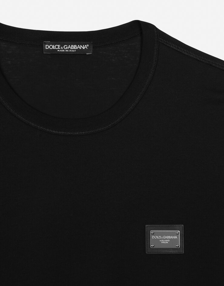 Long-sleeved T-shirt with logo tag - 3