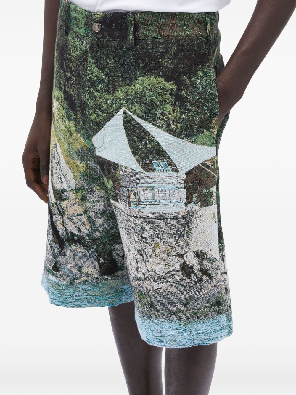 La Vedetta-print shorts - 5