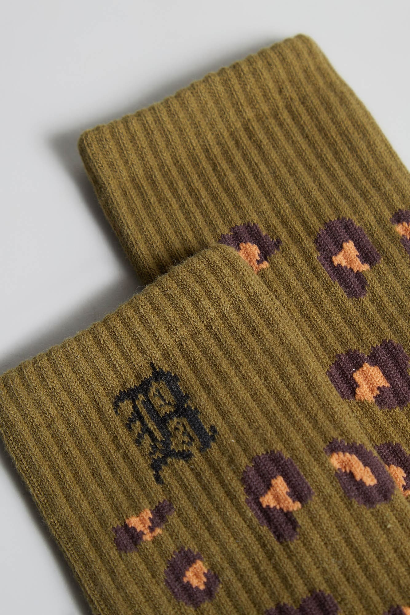 R13 SOCKS - OLIVE LEOPARD - 2