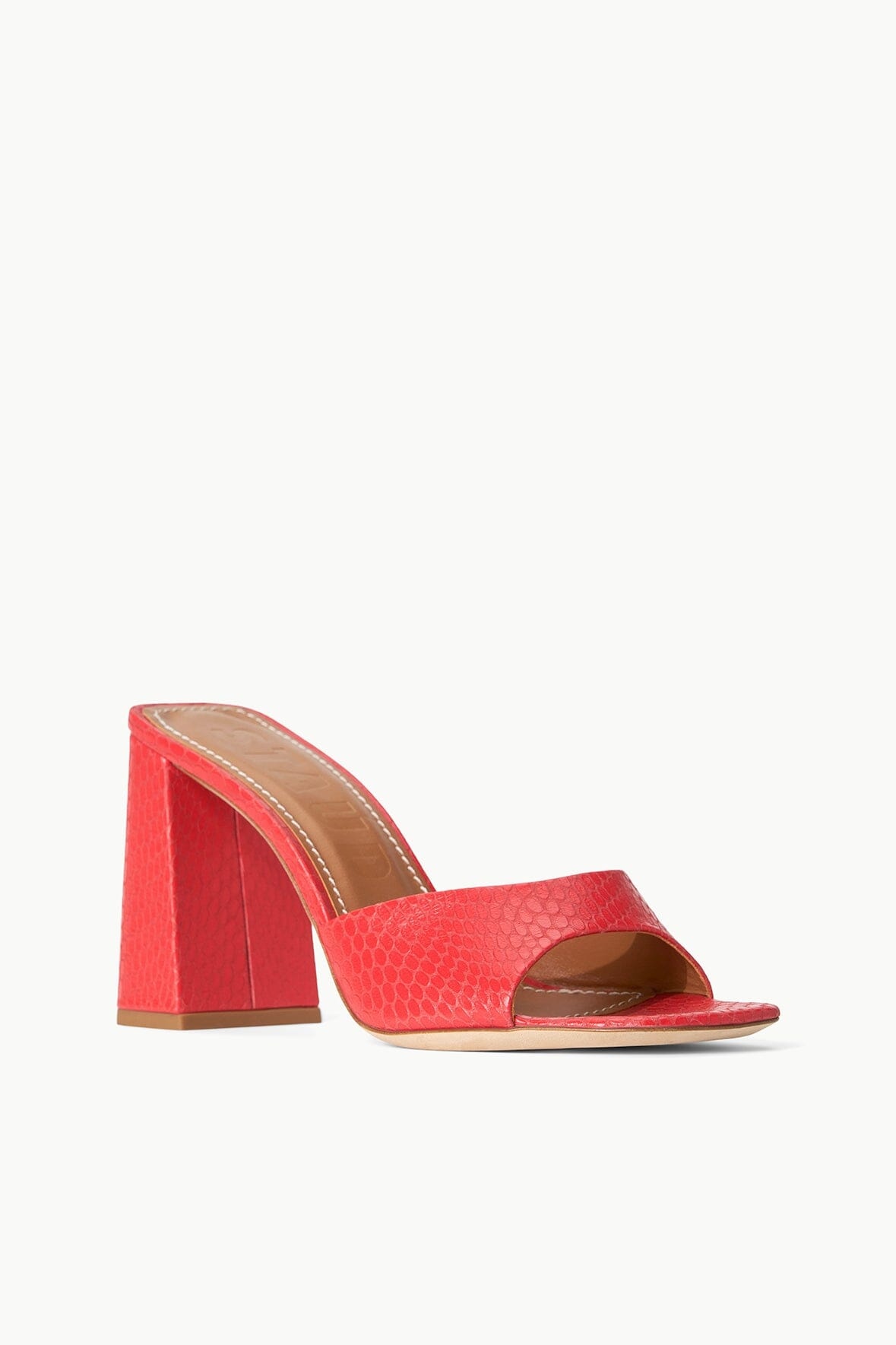 STAUD SLOANE HEEL RED ROSE - 3