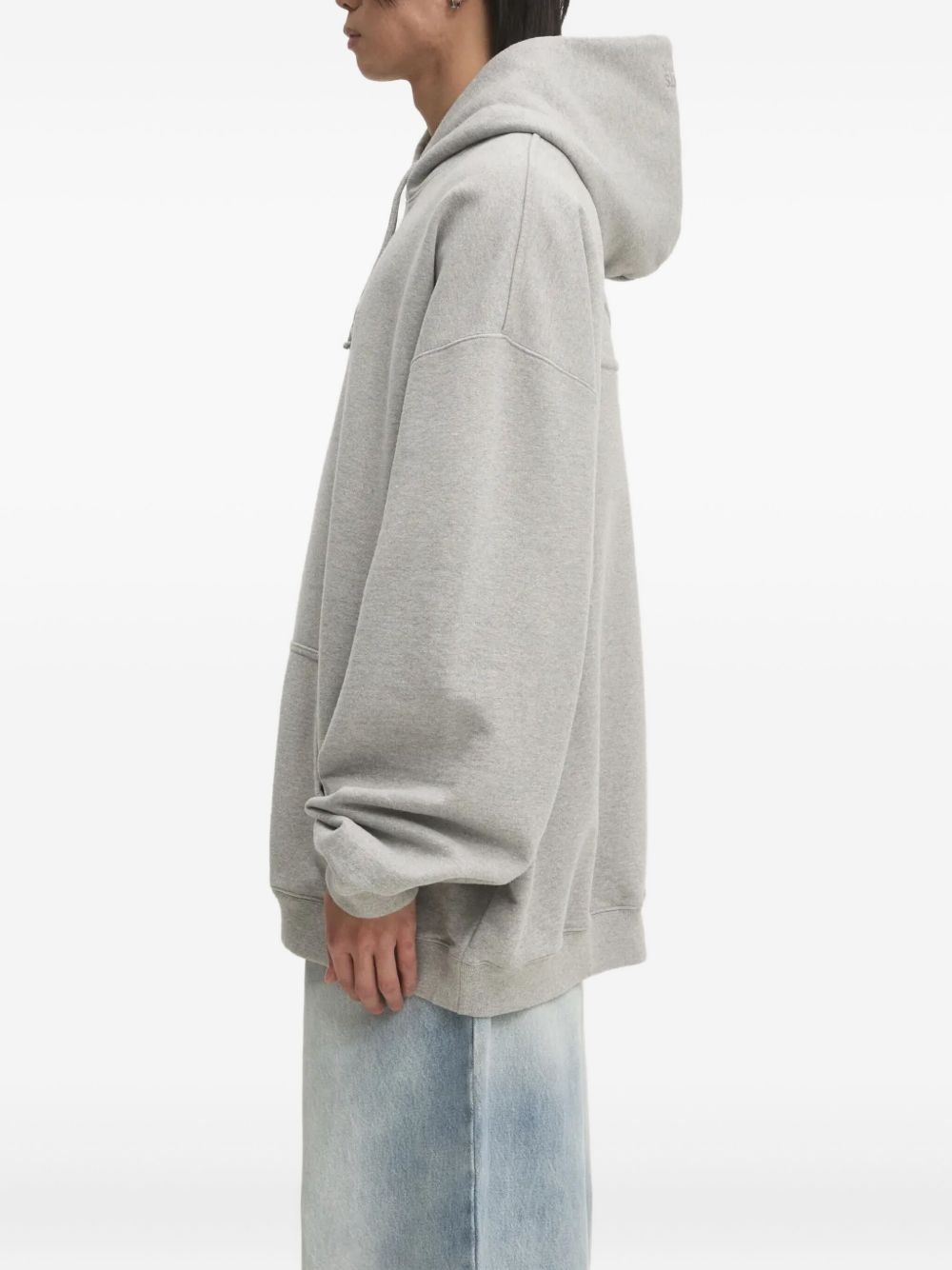 logo-embossed hoodie - 2