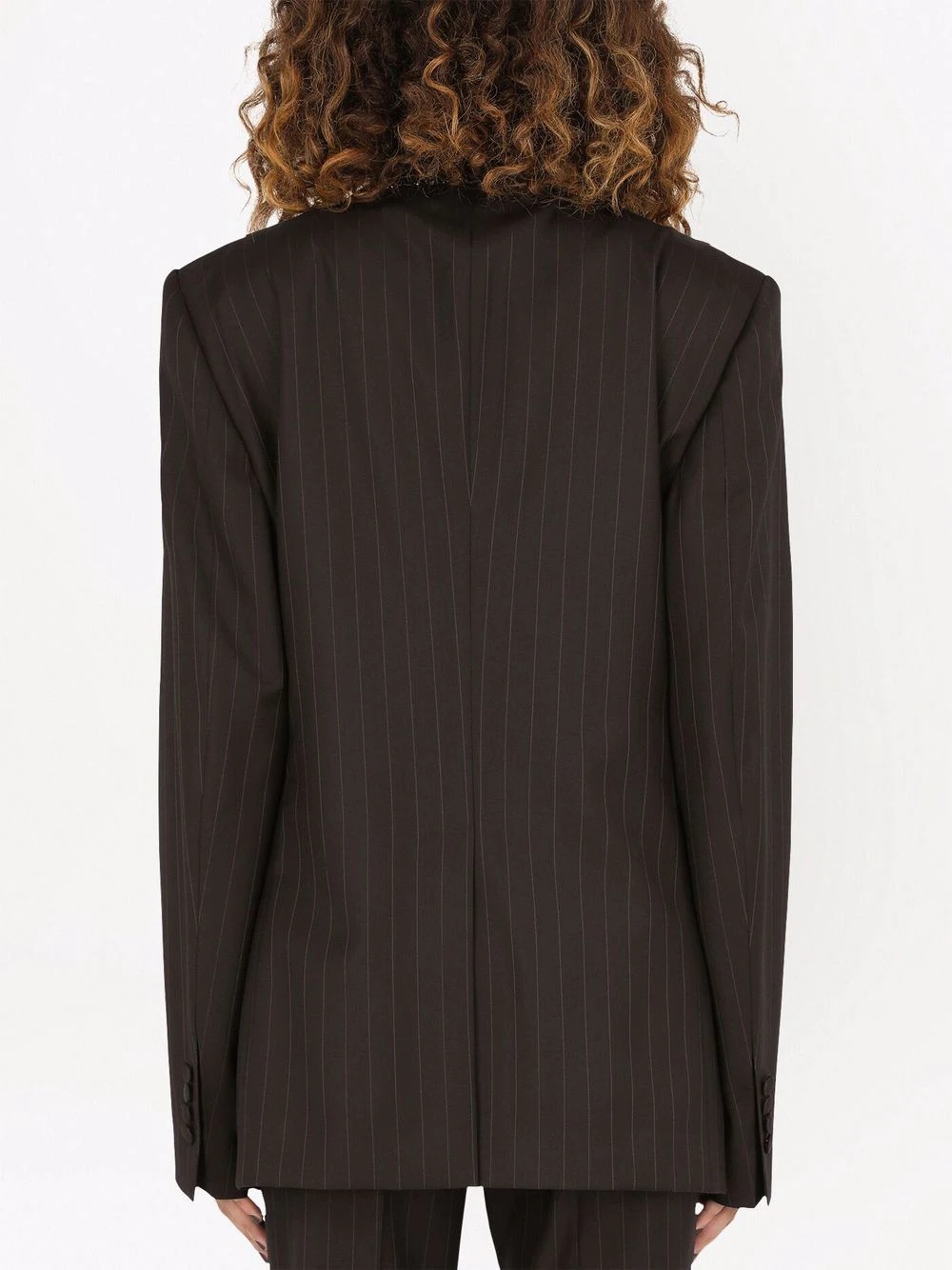 shawl-lapel single-breasted blazer - 4
