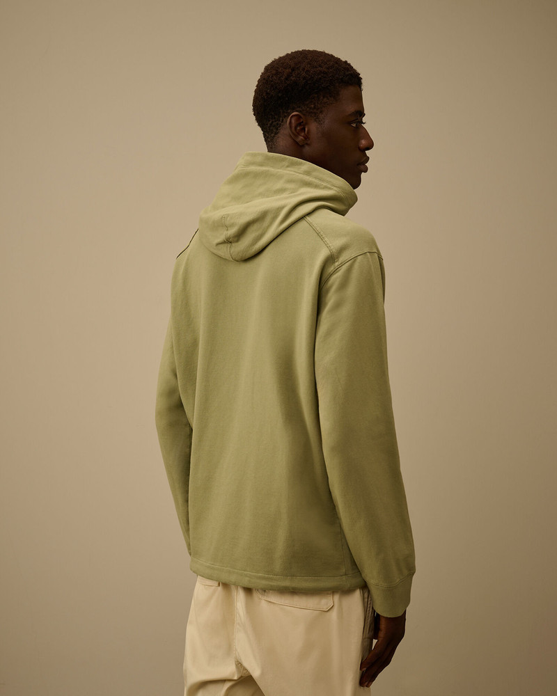 Light Fleece Half Zip Lens Sweatshirt 4