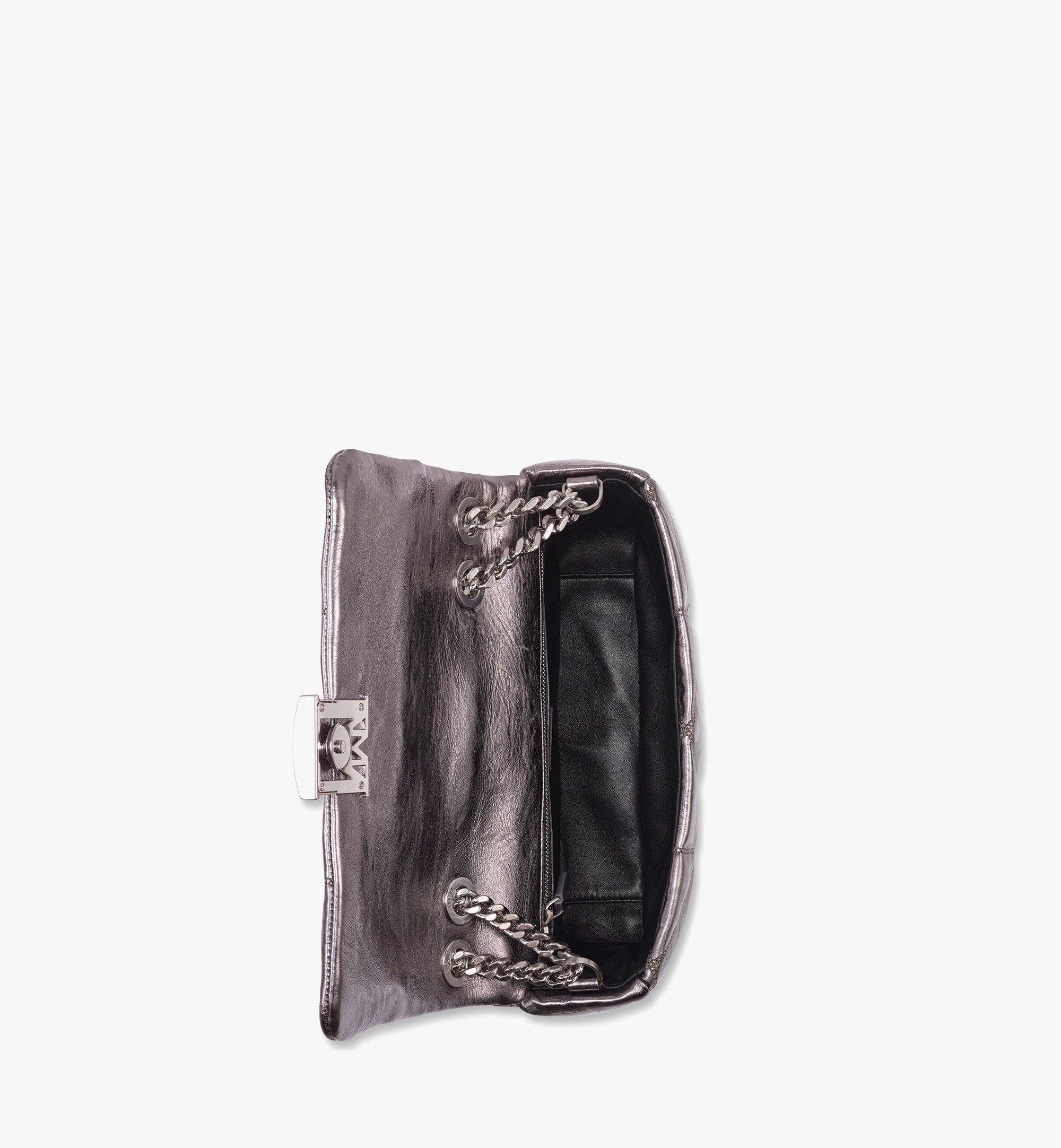Travia Quilted Shoulder Bag in Crushed Calf Leather - 3