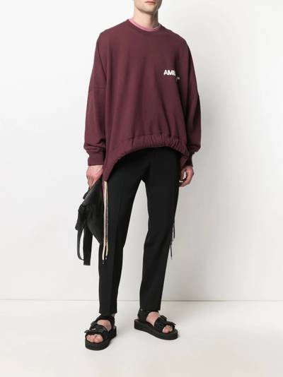 Ambush drawstring-hem logo sweatshirt outlook