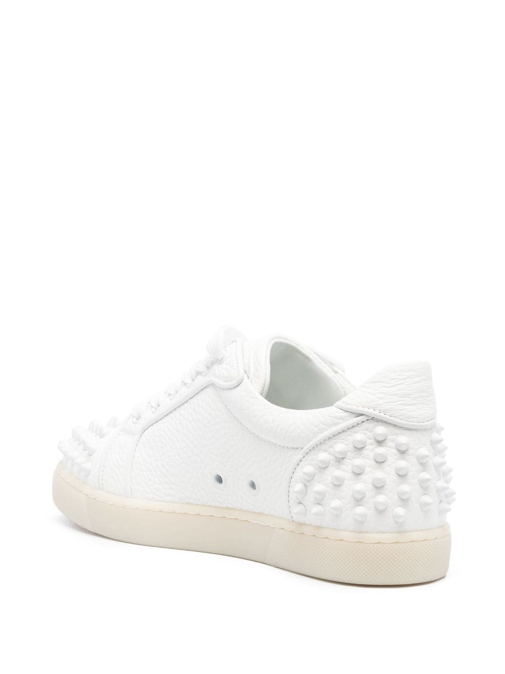 spike-stud lace-up sneakers - 3