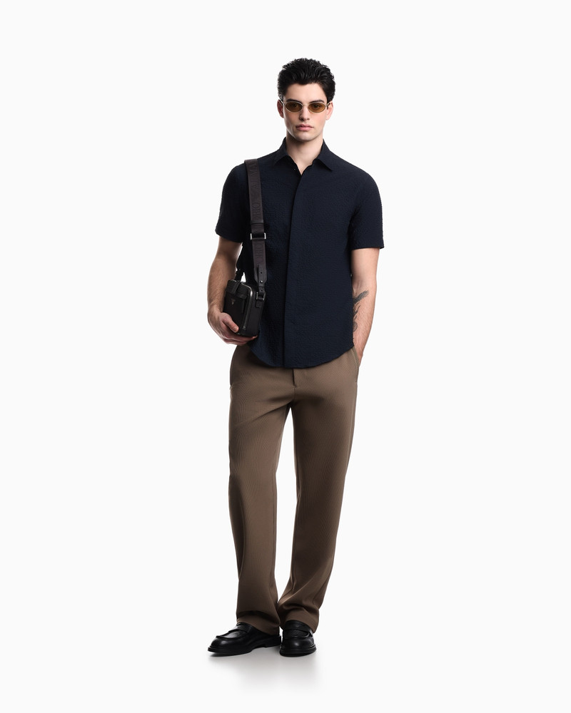 ICON SHORT-SLEEVED TECHNICAL SEERSUCKER SHIRT 2