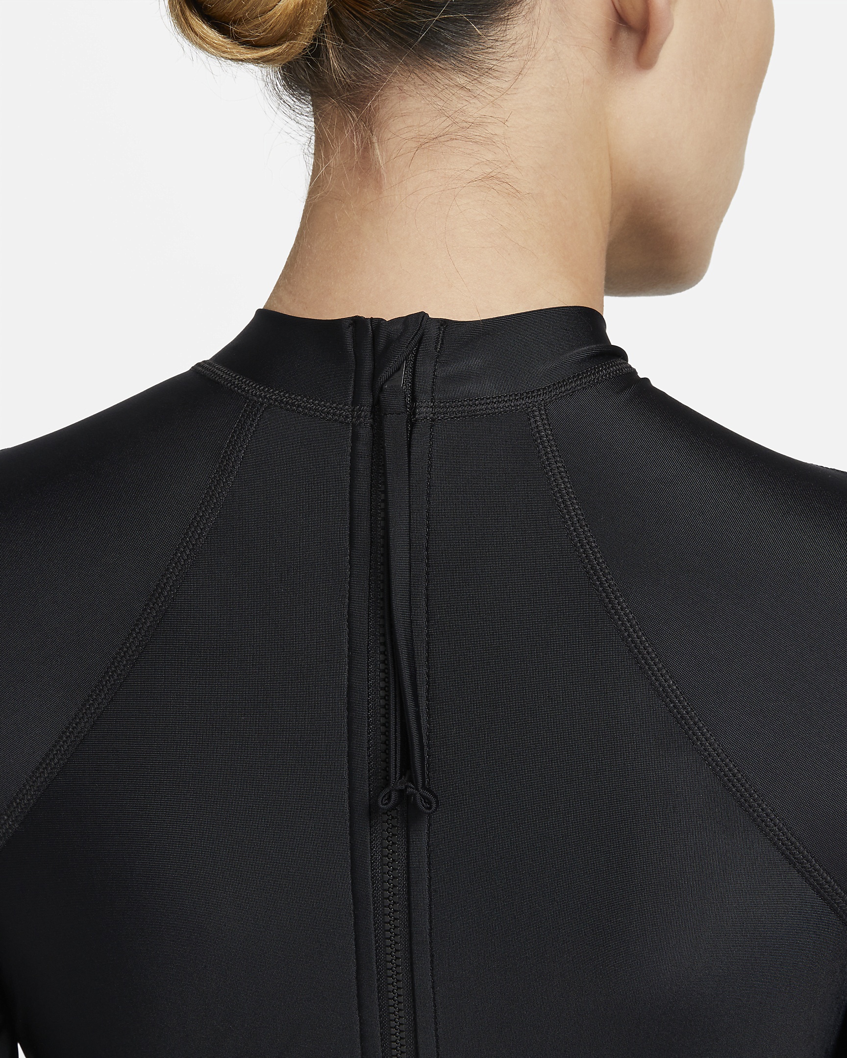 Nike Women's Fusion Long-Sleeve One-Piece Swimsuit - 4