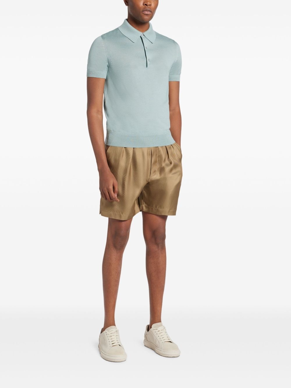 short sleeve polo shirt - 2