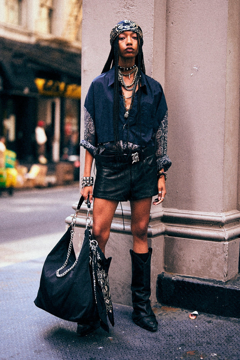 R13 OVERLAY DROP NECK SHIRT outlook