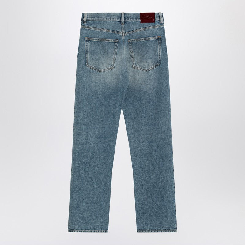 Gucci Light Blue Jeans In Faded Denim Women - 2