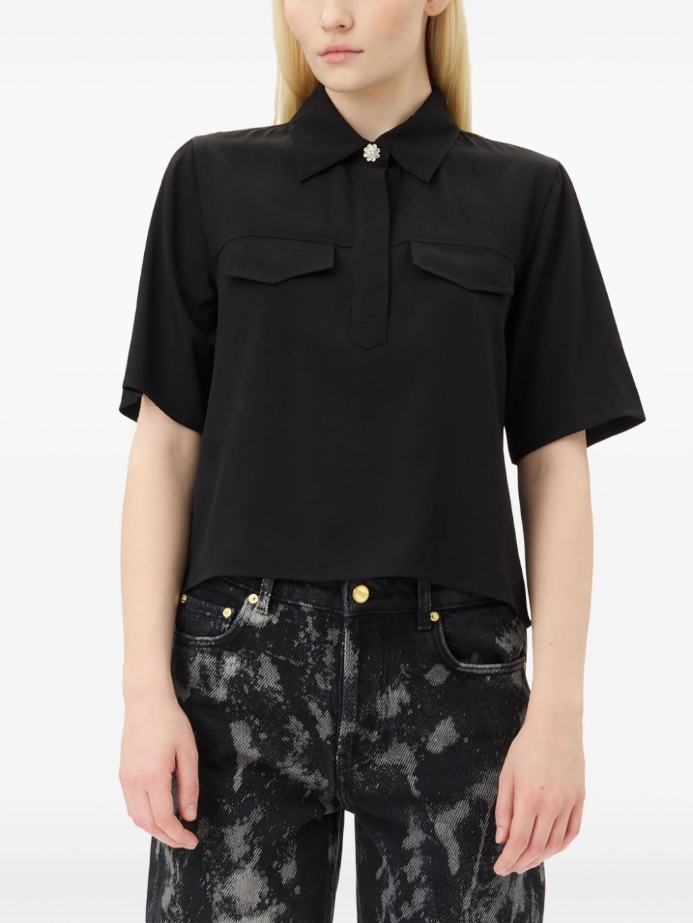 twill blouse - 5