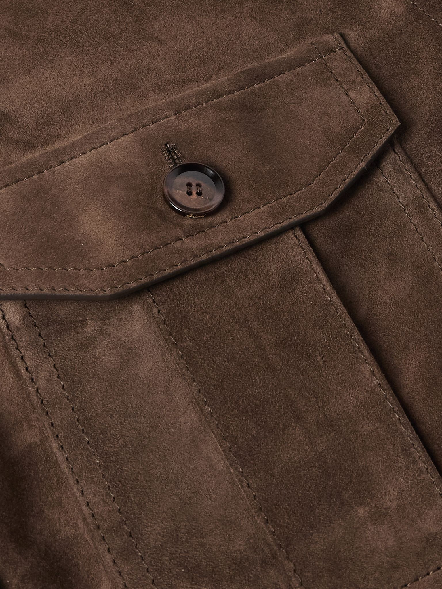 Suede Jacket Brown - 5