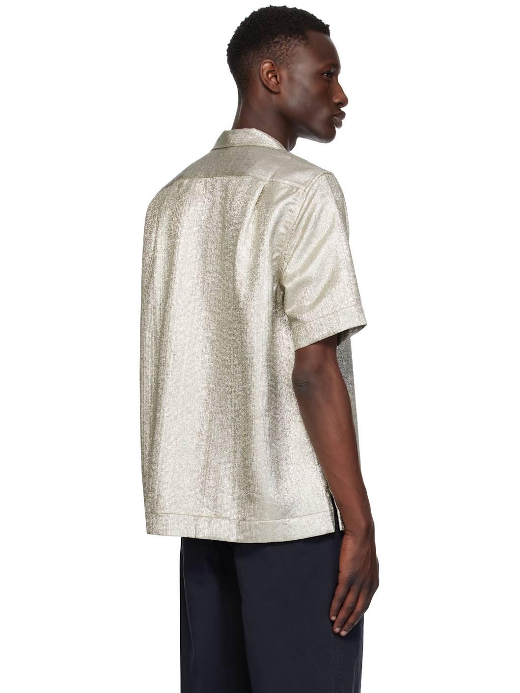 Silver Lamé Shirt - 3