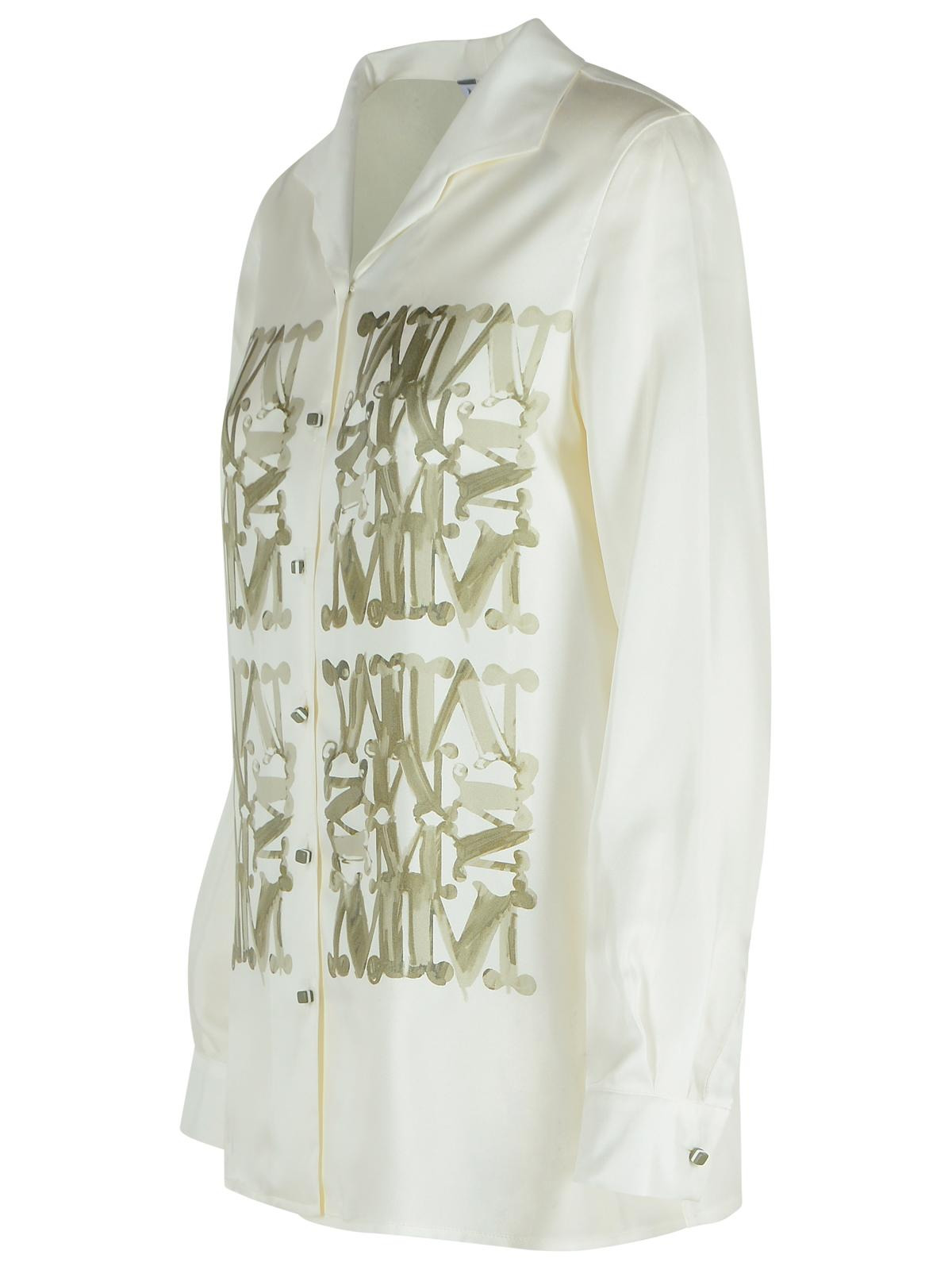 Max Mara 'Nabil' White Silk Shirt Women - 2