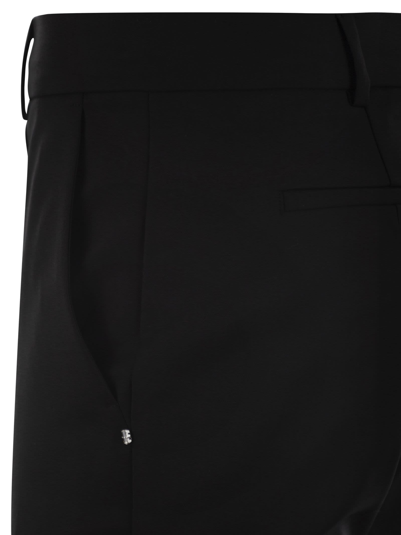 Sportmax Women Asiago - Cotton Mini Flare Trousers - 4