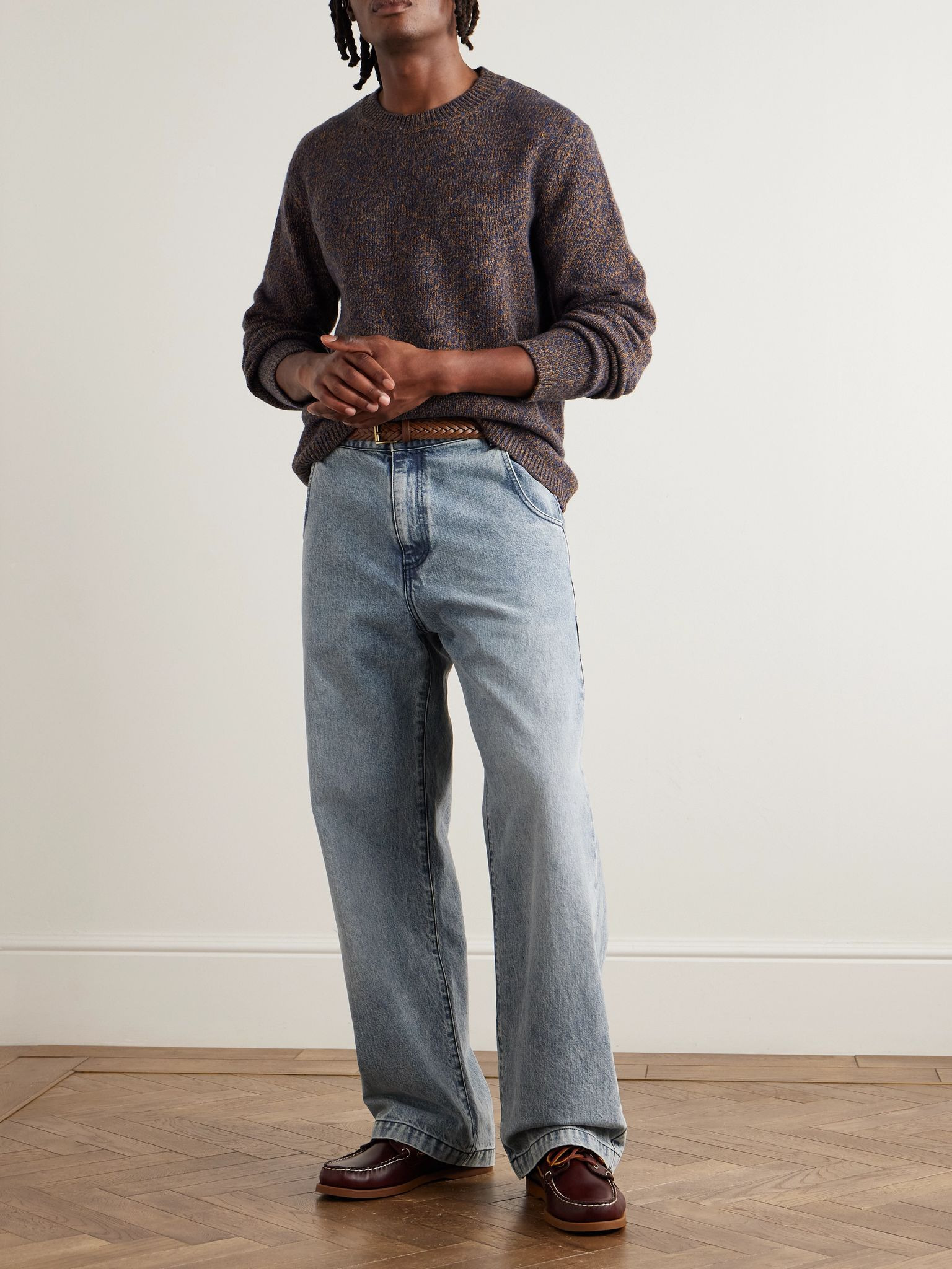 Chad Wool Sweater Brown - 2