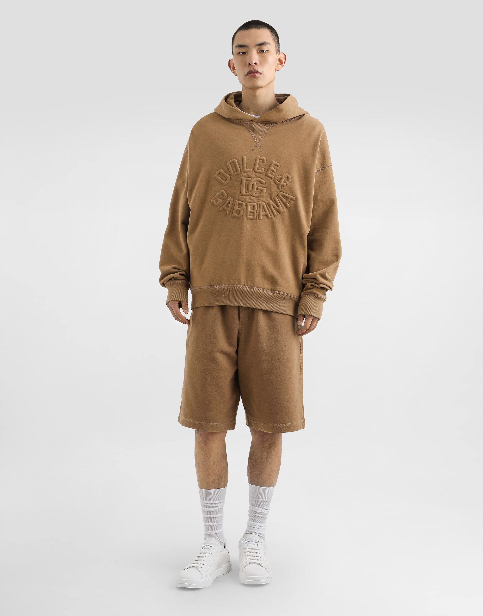 Cotton jogging shorts - 2