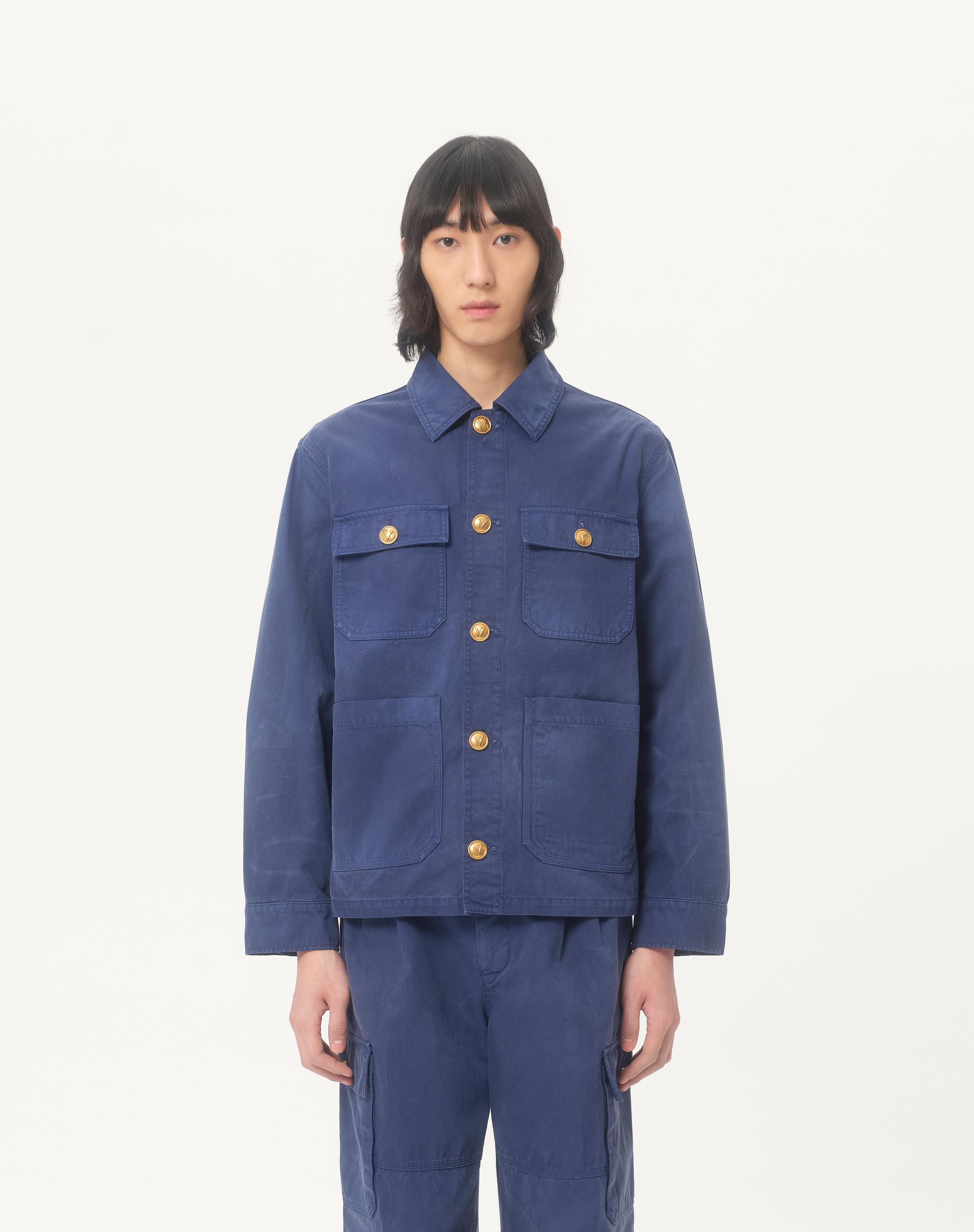 DENIM SAFARI JACKET - 4