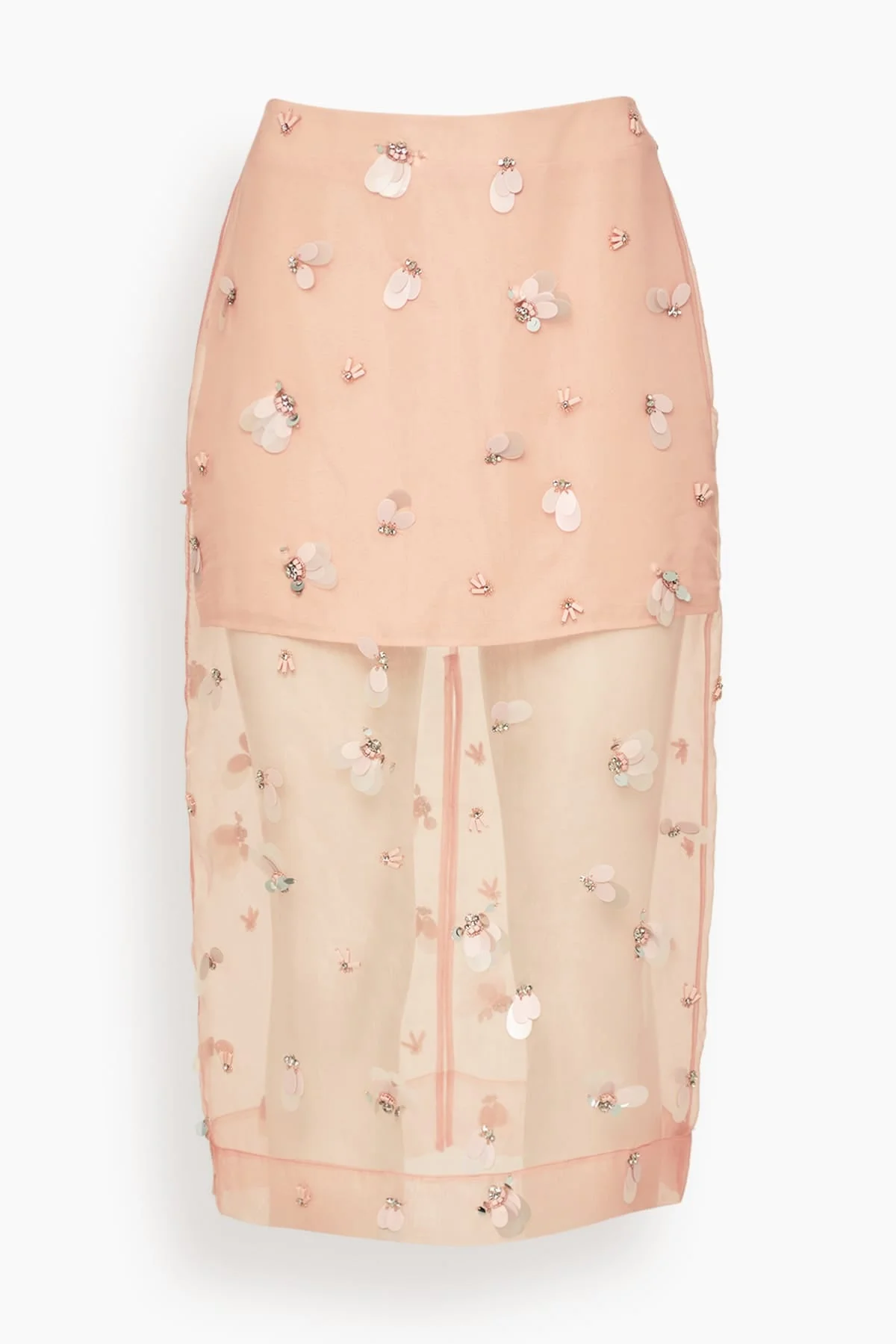 Delilah Midi Skirt in Bubblegum - 1