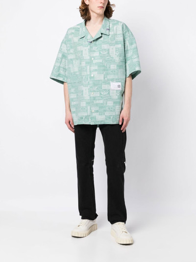 Maison MIHARAYASUHIRO graphic-print short-sleeved shirt outlook