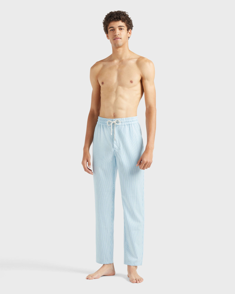 Vilebrequin Men Wool Regular Pants Micro Rayures Tailoring outlook