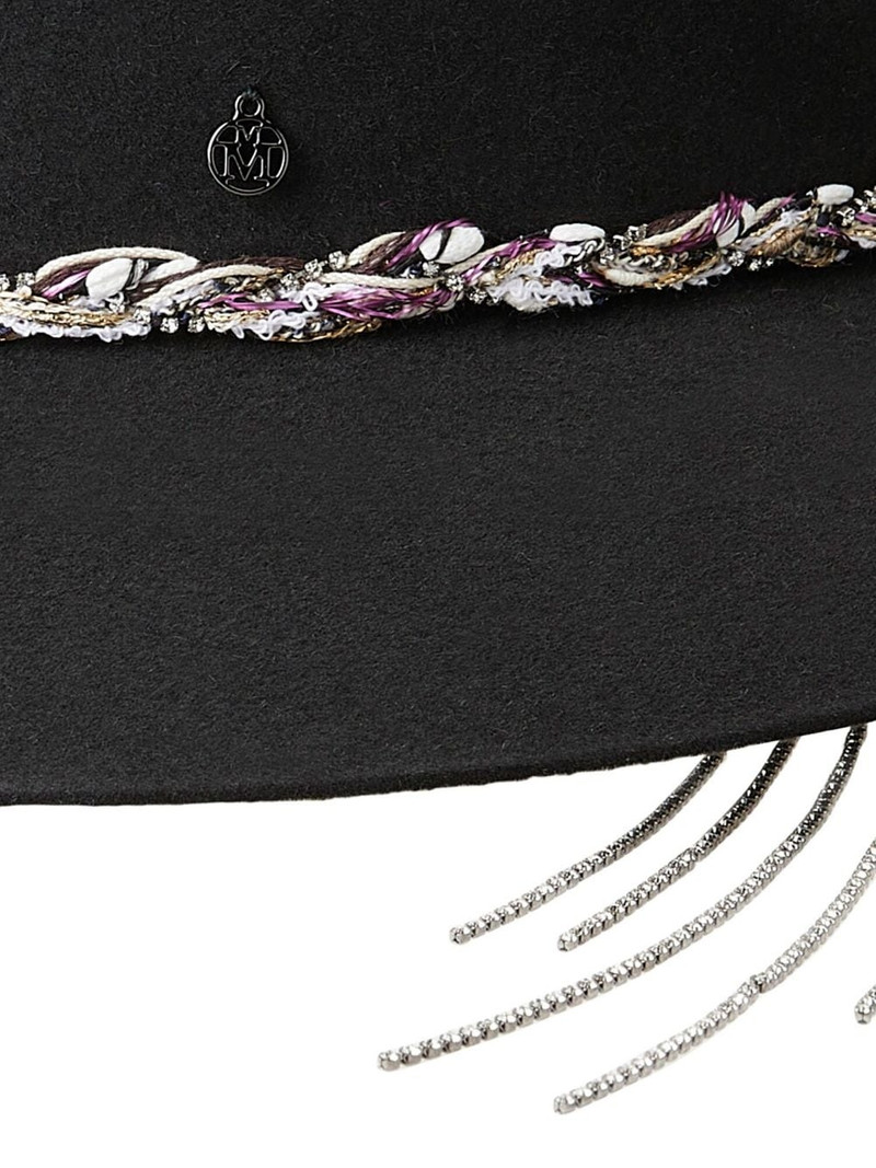 MAISON MICHEL Rico felt Fedora hat outlook