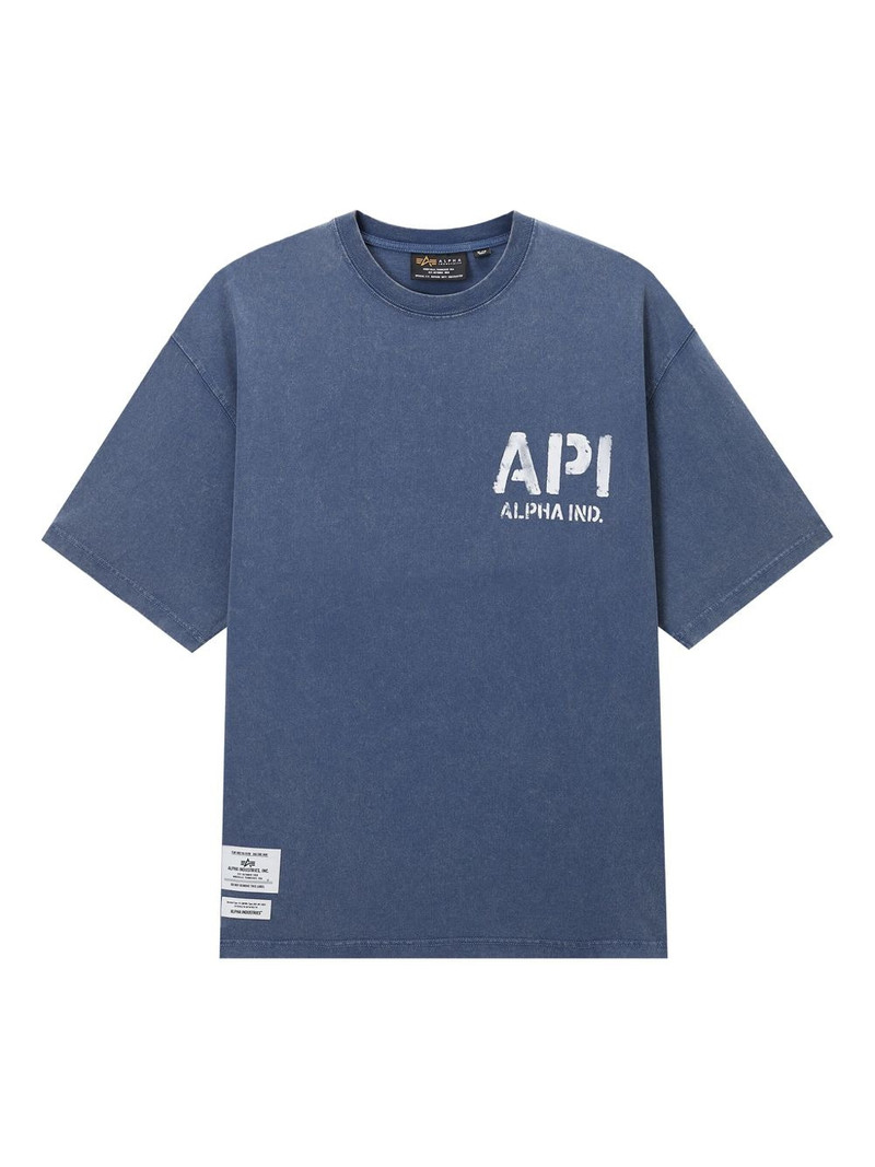 logo-print cotton T-shirt 1