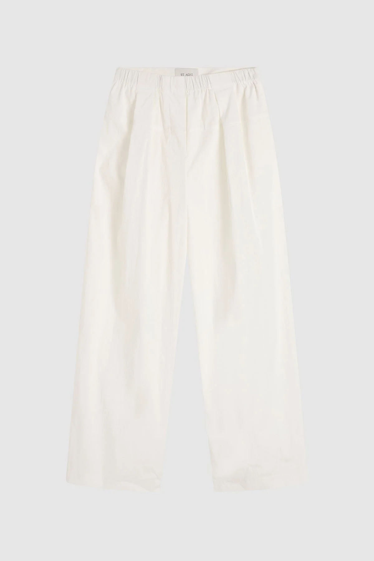 Relaxed Pleat Pants - Off White - 1