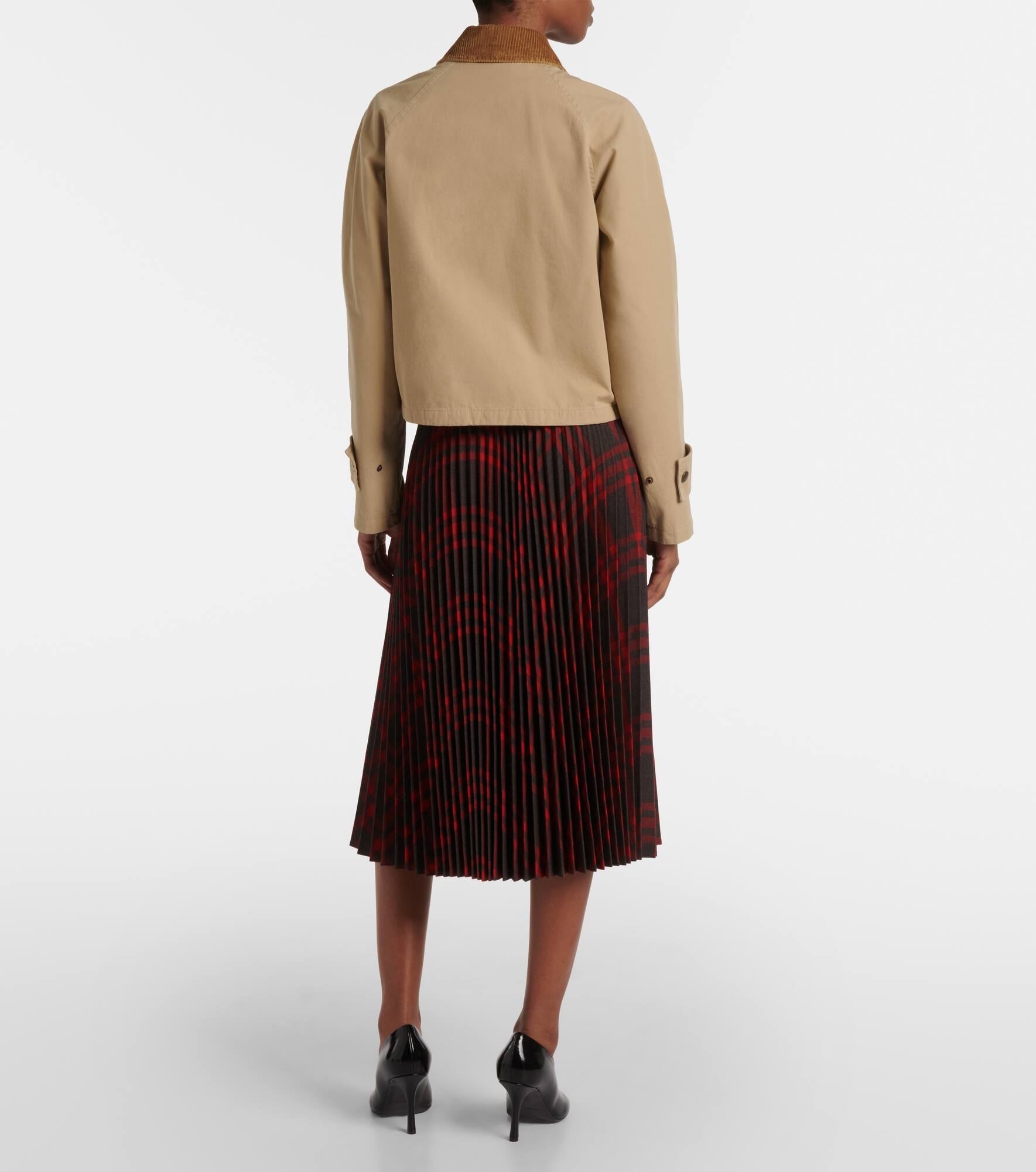 Cotton gabardine jacket - 3