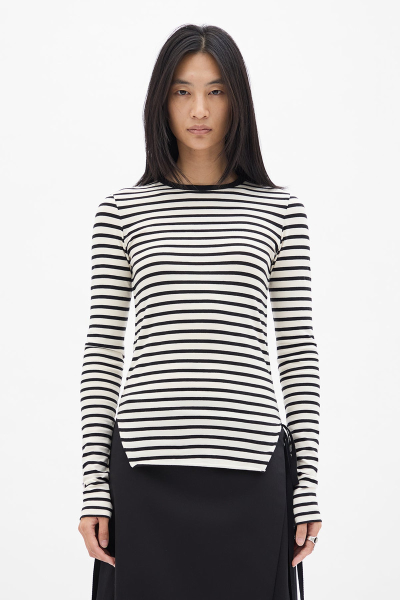 Oke Wrinkled Cropped Long Sleeve Top 5