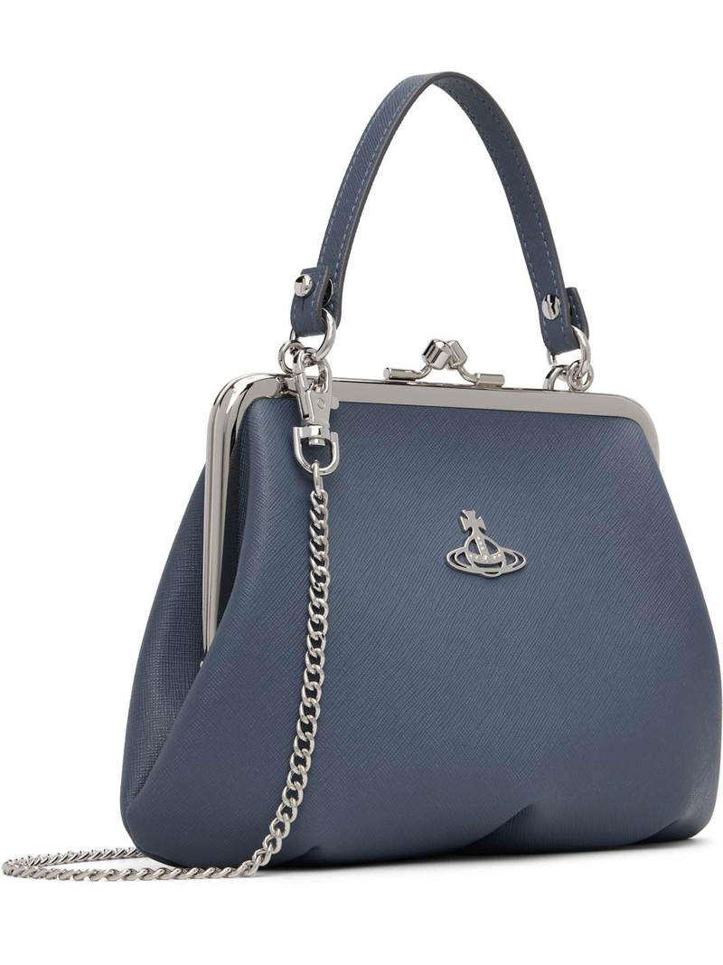 Vivienne Westwood Blue Granny Frame Bag outlook