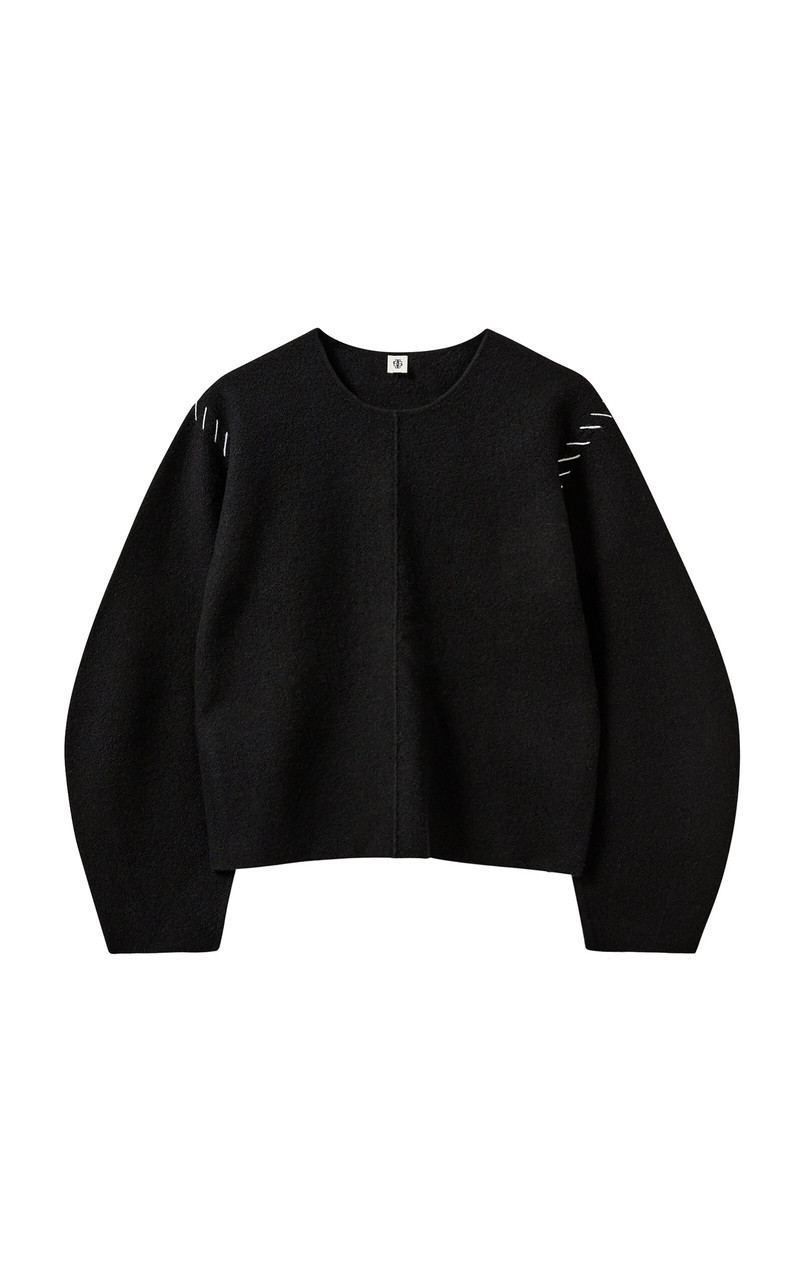 Oslo Oversized Wool Sweater black 1