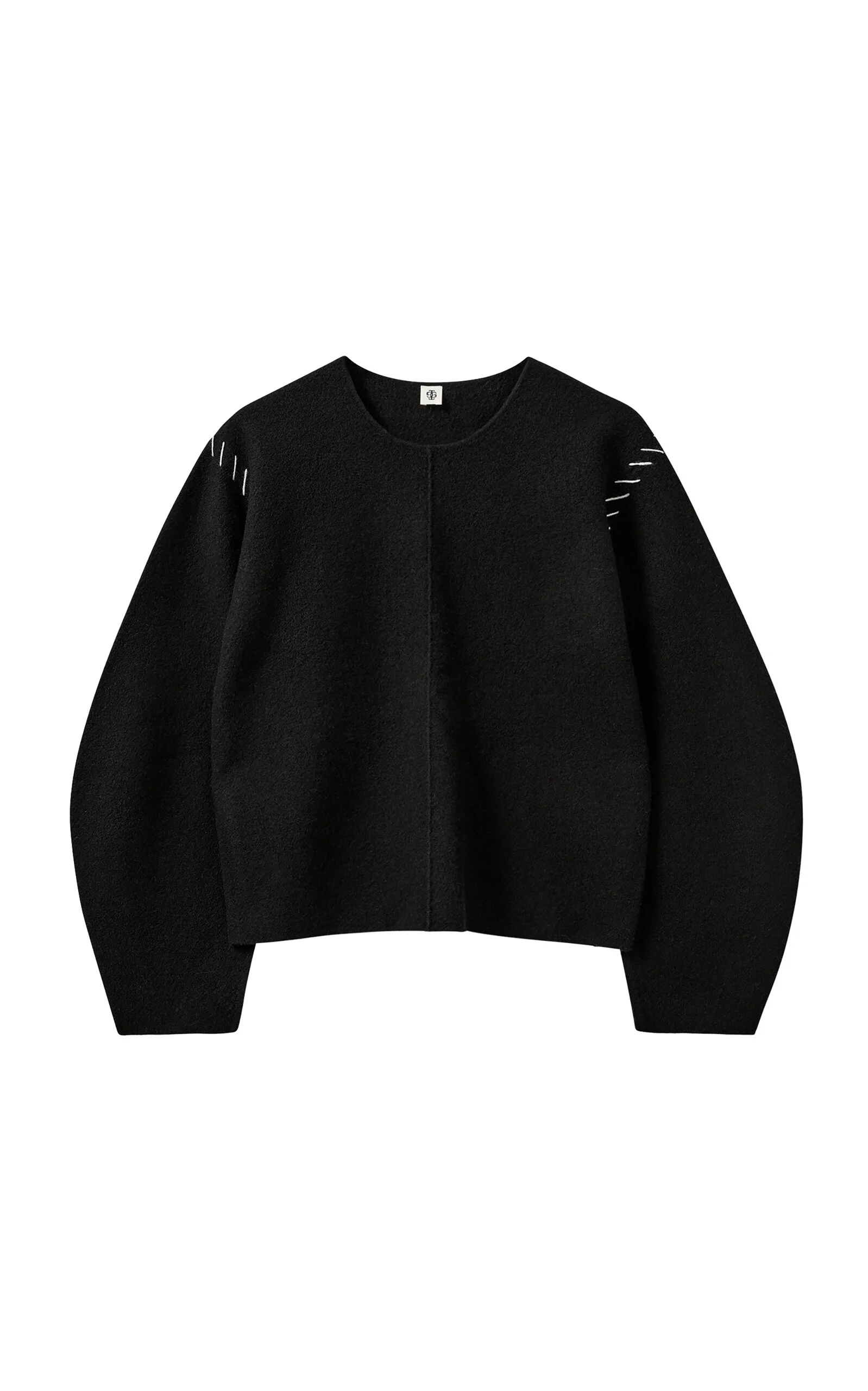 Oslo Oversized Wool Sweater black - 1
