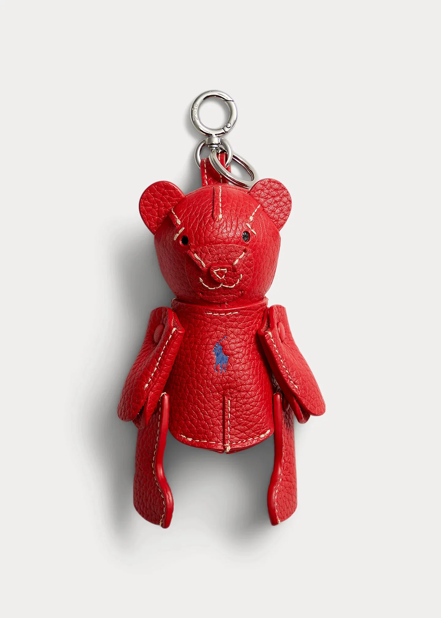 Polo Bear Leather Bag Charm - 1