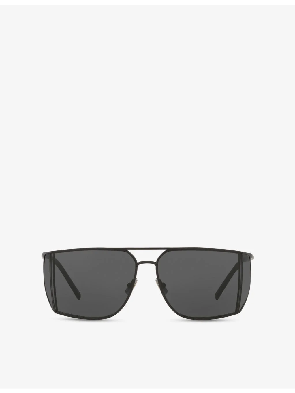 SL 750 Rectangular-Frame Metal Sunglasses - 1