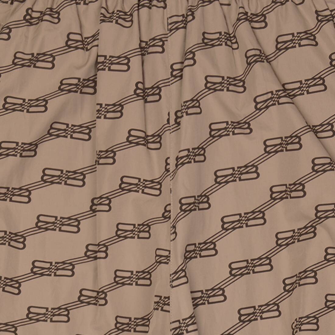 Men's Bb Monogram Regular Fit Tracksuit Pants in Beige - 7