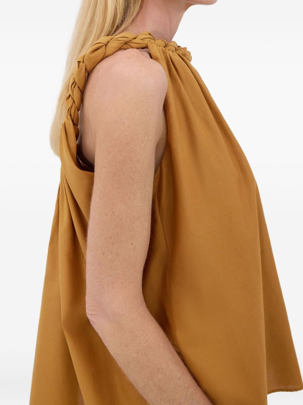Garino braided-neck top - 5
