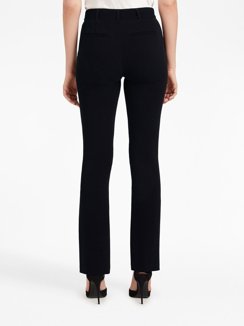 slightly-flared tailored trousers 4