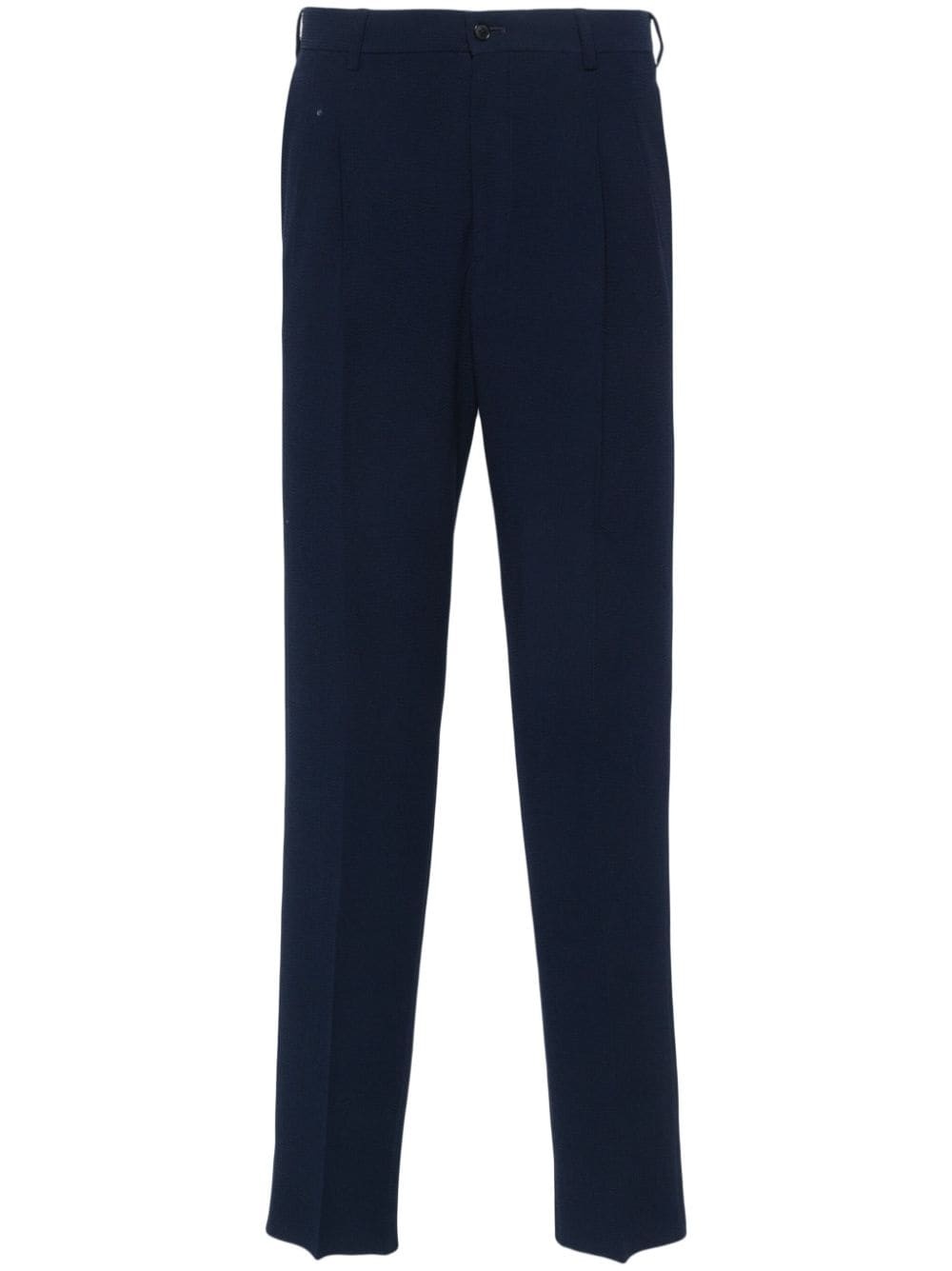 textured tapered trousers - 1