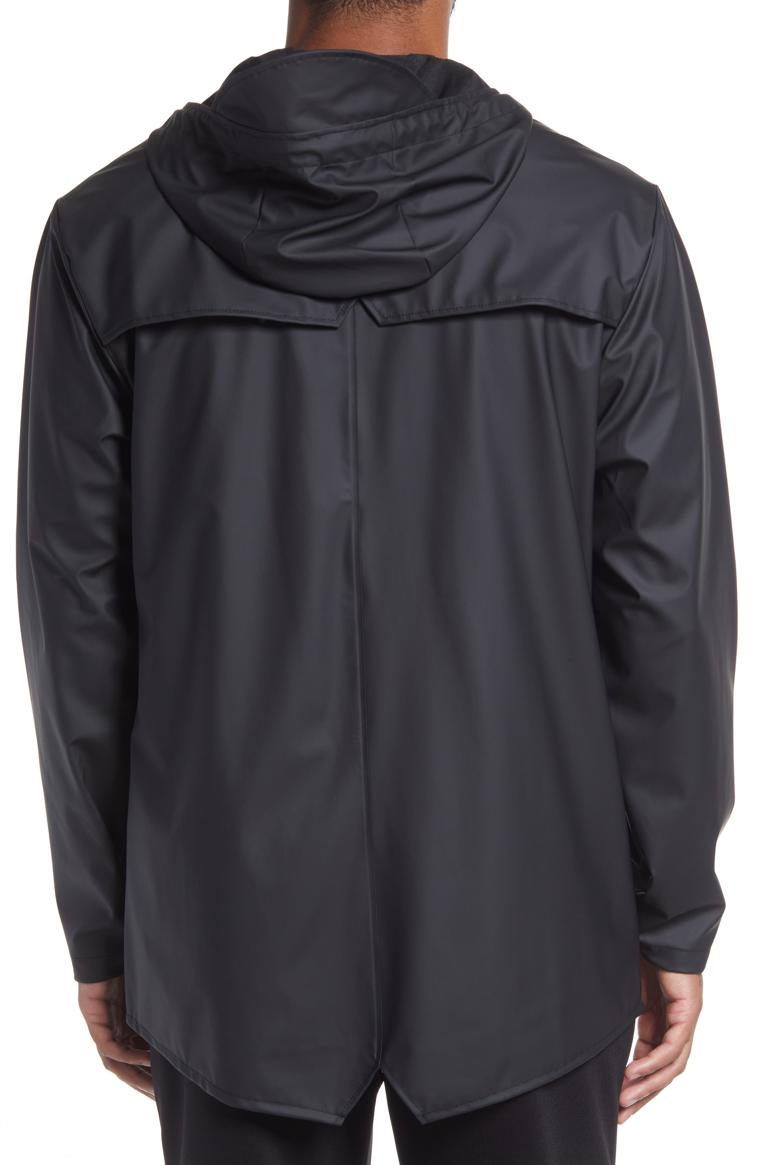 Rains Waterproof Longline Jacket in Black at Nordstrom - 2
