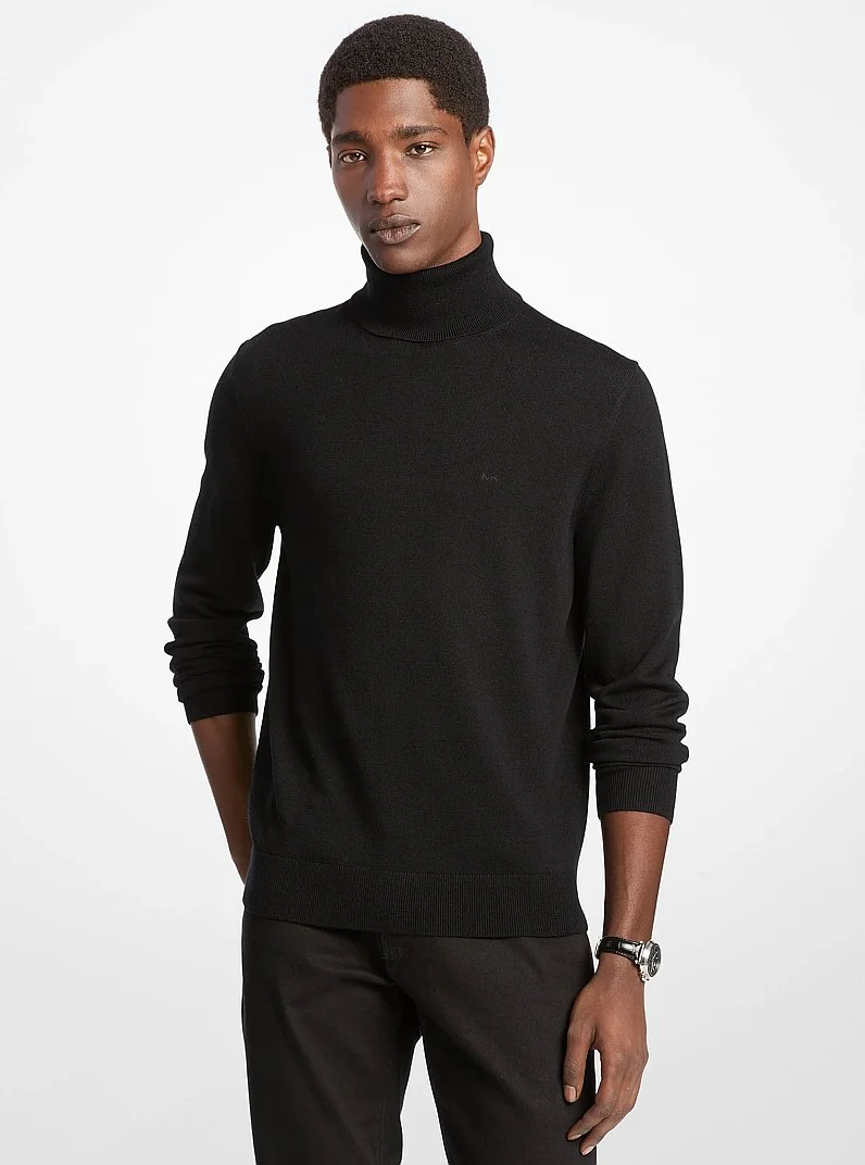 Wool Turtleneck Sweater - 1