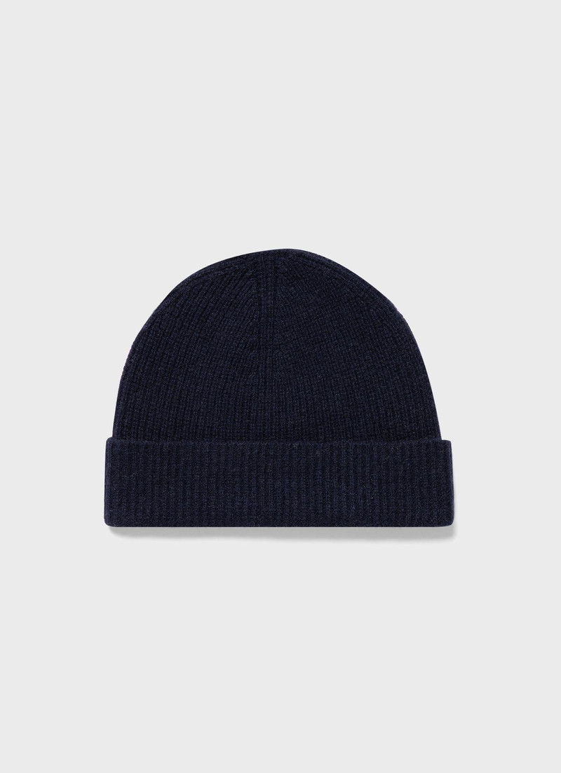Cashmere Ribbed Hat 1
